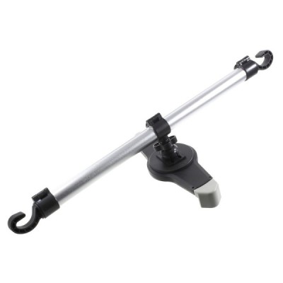 Automobilinis planšetės laikiklis (centrinis) tvirtinamas prie (tarp) galvos atlošų / Priedai.lt