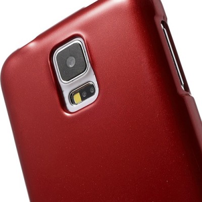 Samsung Galaxy S5 (S5 Neo) raudonas Mercury kieto silikono (TPU) dėklas / Priedai.lt