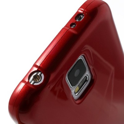 Samsung Galaxy S5 (S5 Neo) raudonas Mercury kieto silikono (TPU) dėklas / Priedai.lt
