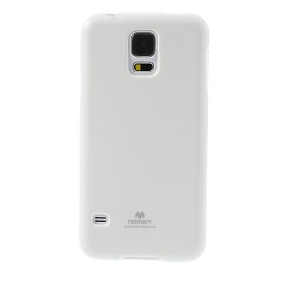 Samsung Galaxy S5 / S5 Neo baltas Mercury kieto silikono (TPU) dėklas / Priedai.lt