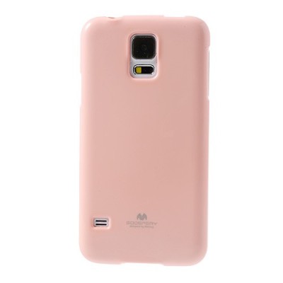 Samsung Galaxy S5 (S5 Neo) Mercury gaiši rozs cieta silikona (TPU) apvalks / vacins.lv