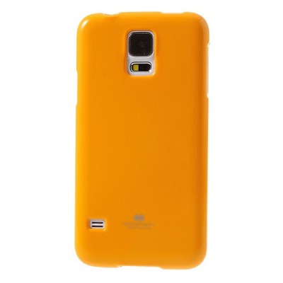 Samsung Galaxy S5 (S5 Neo) Mercury dzeltens cieta silikona (TPU) apvalks / vacins.lv