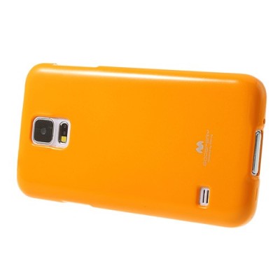 Samsung Galaxy S5 (S5 Neo) Mercury dzeltens cieta silikona (TPU) apvalks / vacins.lv