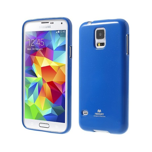 „Mercury“ apvalks - zils (Galaxy S5 / S5 Neo)