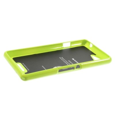 Sony Xperia E3 žalias Mercury kieto silikono (TPU) dėklas / Priedai.lt