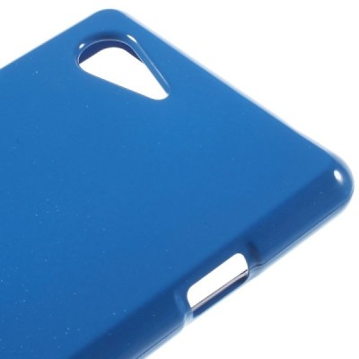 Sony Xperia E3 Mercury zils cieta silikona (TPU) apvalks / vacins.lv