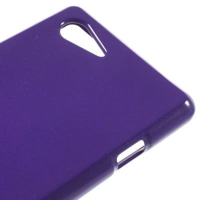 Sony Xperia E3 Mercury violeta cieta silikona (TPU) apvalks / vacins.lv