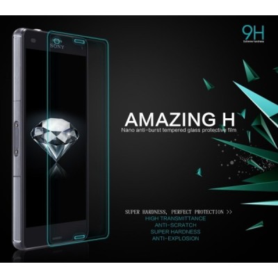 Sony Xperia Z3 Compact „Nillkin“ H Tempered Glass sustiprintos apsaugos apsauginis ekrano stiklas 0.33 mm / Priedai.lt