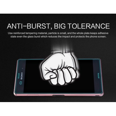 Sony Xperia Z3 „Nillkin“ H+ Pro Tempered Glass sustiprintos apsaugos apsauginis ekrano stiklas 0.33 mm / Priedai.lt