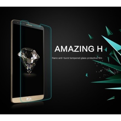 LG G3 D855 (D850) „Nillkin“ H Tempered Glass sustiprintos apsaugos apsauginis ekrano stiklas 0.33 mm / Priedai.lt