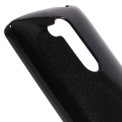 LG L Fino (D290, D295) juodas Mercury kieto silikono (TPU) dėklas / Priedai.lt