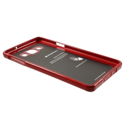 Samsung Galaxy A7 raudonas Mercury kieto silikono (TPU) dėklas / Priedai.lt