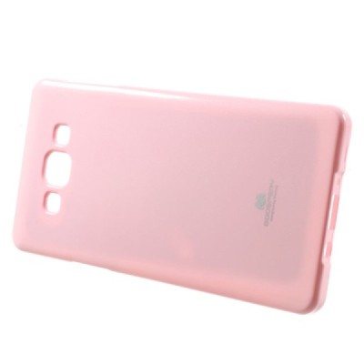Samsung Galaxy A7 rožinis Mercury kieto silikono (TPU) dėklas / Priedai.lt