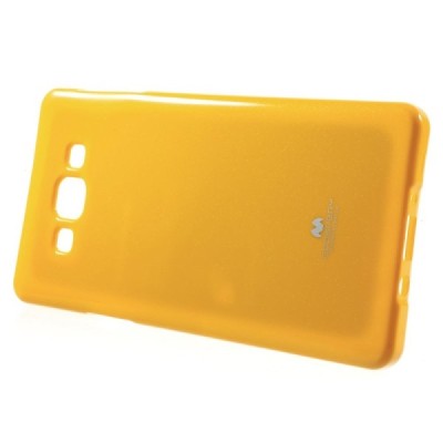 Samsung Galaxy A7 Mercury dzeltens cieta silikona (TPU) apvalks / vacins.lv