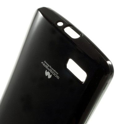 LG L Bello (D331, D335) Mercury melns cieta silikona (TPU) apvalks / vacins.lv