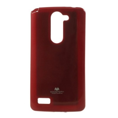 LG L Bello (D331, D335) Mercury sarkans cieta silikona (TPU) apvalks / vacins.lv