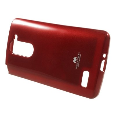 LG L Bello (D331, D335) raudonas Mercury kieto silikono (TPU) dėklas / Priedai.lt