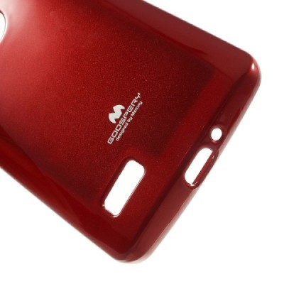 LG L Bello (D331, D335) raudonas Mercury kieto silikono (TPU) dėklas / Priedai.lt