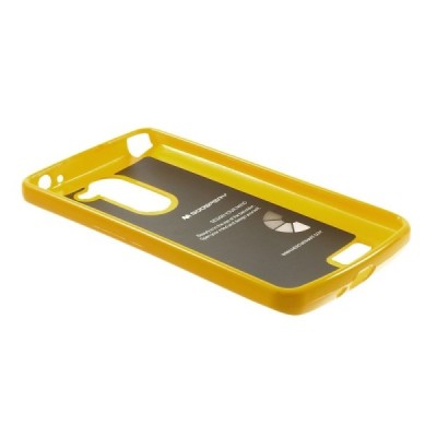 LG L Bello (D331, D335) Mercury dzeltens cieta silikona (TPU) apvalks / vacins.lv