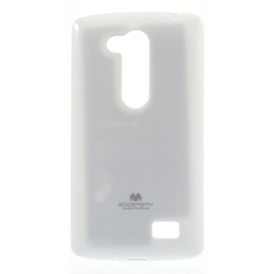 LG L Fino (D290, D295) baltas Mercury kieto silikono (TPU) dėklas / Priedai.lt