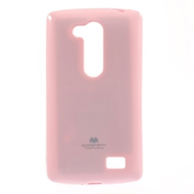 LG L Fino (D290, D295) rožinis Mercury kieto silikono (TPU) dėklas / Priedai.lt