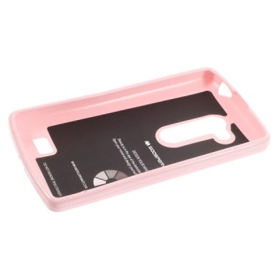 LG L Fino (D290, D295) rožinis Mercury kieto silikono (TPU) dėklas / Priedai.lt