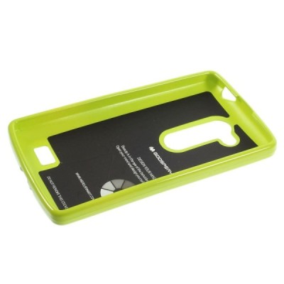 LG L Fino (D290, D295) žalias Mercury kieto silikono (TPU) dėklas / Priedai.lt