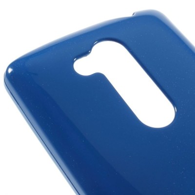 LG L Fino (D290, D295) mėlynas Mercury kieto silikono (TPU) dėklas / Priedai.lt