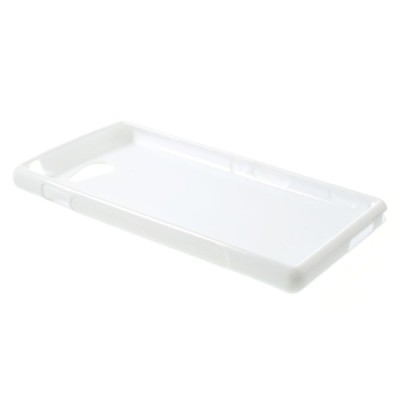 Sony Xperia M2 Aqua balts cieta silikona (TPU) apvalks / vacins.lv