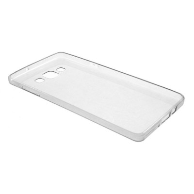 Samsung Galaxy A7 dzidrs (caurspīdīgs) cieta silikona TPU pasaulē planākais pelēks apvalks / Vacins.lv