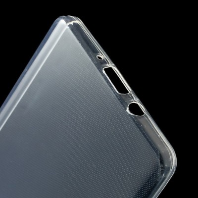 Samsung Galaxy A7 skaidrus (permatomas) kieto silikono TPU ploniausias pasaulyje dėklas / Priedai.lt