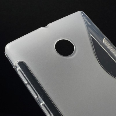 Microsoft Lumia 435 dzidrs un matēts cieta silikona (TPU) apvalks / Vacins.lv
