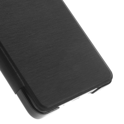 Samsung Galaxy A5 view window atvēramais melns maciņš / Vacins.lv