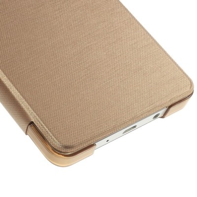 Samsung Galaxy A5 view window atvēramais zelta maciņš / Vacins.lv