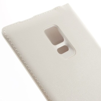 Samsung Galaxy Note Edge baltas odinis atverčiamas Smart Wallet dėklas - piniginė / Priedai.lt