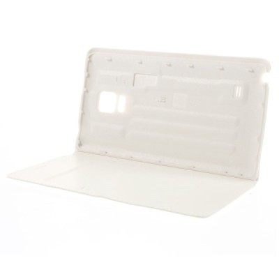 Samsung Galaxy Note Edge baltas odinis atverčiamas Smart Wallet dėklas - piniginė / Priedai.lt