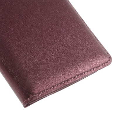 Samsung Galaxy Note Edge sarkans atvēramais Smart Wallet ādas maciņš - maks / Vacins.lv