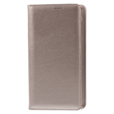 Samsung Galaxy Note Edge auksinis odinis atverčiamas Smart Wallet dėklas - piniginė / Priedai.lt