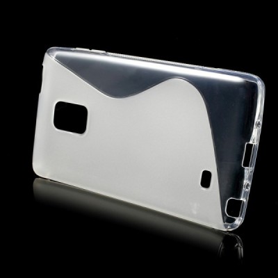 Samsung Galaxy Note Edge skaidrus (permatomas) kieto silikono TPU dėklas - nugarėlė / Priedai.lt