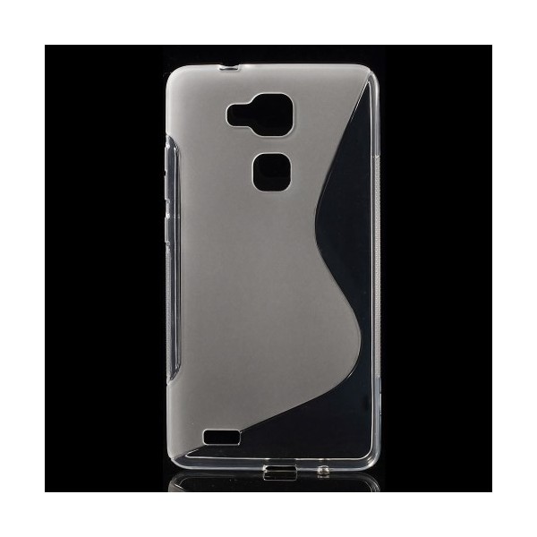 Kieto silikono (TPU) dėklas - skaidrus (Ascend Mate 7)