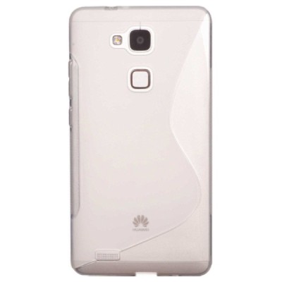 Huawei Ascend Mate 7 skaidrus (permatomas) kieto silikono TPU dėklas - nugarėlė / Priedai.lt