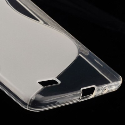 Huawei Ascend Mate 7 skaidrus (permatomas) kieto silikono TPU dėklas - nugarėlė / Priedai.lt