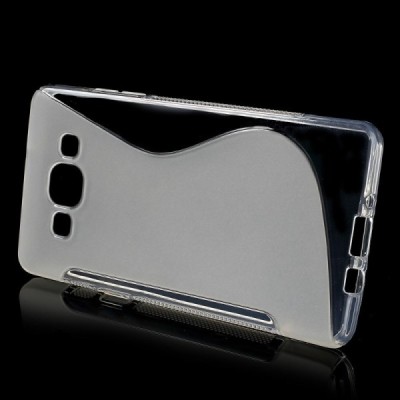 Samsung Galaxy A5 skaidrus (permatomas) kieto silikono TPU dėklas - nugarėlė / Priedai.lt