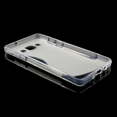 Samsung Galaxy A5 skaidrus (permatomas) kieto silikono TPU dėklas - nugarėlė / Priedai.lt