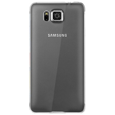 Samsung Galaxy Alpha dzidrs (caurspīdīgs) cieta silikona TPU pasaulē planākais apvalks / Vacins.lv