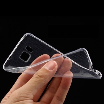 Samsung Galaxy Alpha dzidrs (caurspīdīgs) cieta silikona TPU pasaulē planākais apvalks / Vacins.lv