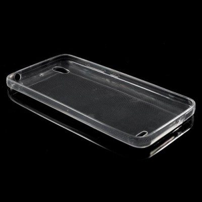 Huawei Ascend G630 skaidrus (permatomas) kieto silikono TPU ploniausias pasaulyje dėklas / Priedai.lt