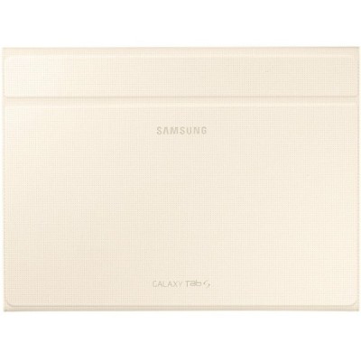 Originalus Samsung Galaxy Tab S 10.5 (T805, T800) Book Cover atverčiamas auksinis odinis dėklas / Priedai.lt