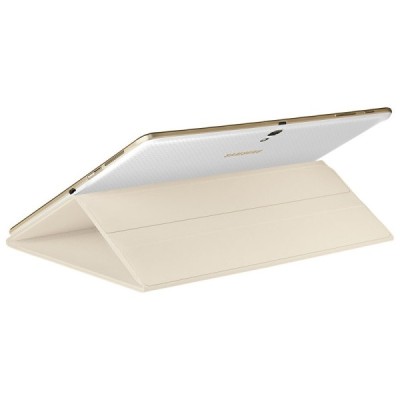 Originalus Samsung Galaxy Tab S 10.5 (T805, T800) Book Cover atverčiamas auksinis odinis dėklas / Priedai.lt