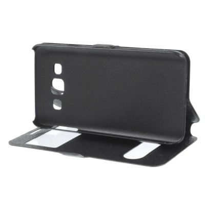 Samsung Galaxy A3 2015 (A300F) view window atverčiamas juodas dėklas / Priedai.lt